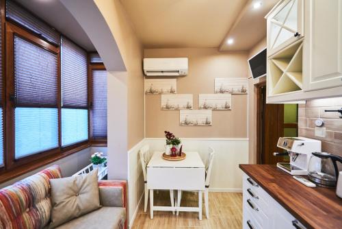 Cuisine ou kitchenette dans l'établissement Apartment AlPreMira
