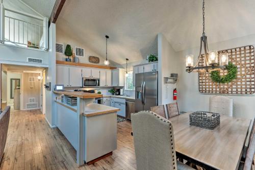 
A kitchen or kitchenette at Prescott House with Porch and Patio - Walk to Downtown
