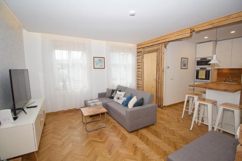 Una cocina o zona de cocina en Pärnu Apartment