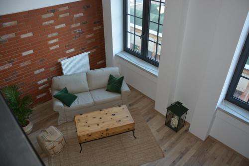 Posezení v ubytování LoftStyle Apartament 2