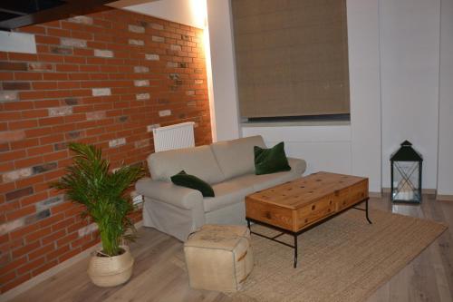 Posezení v ubytování LoftStyle Apartament 2