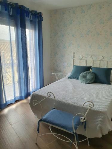 Katil atau katil-katil dalam bilik di Amanece Monegrillo Apartamentos