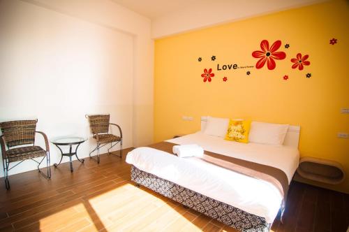 Postel nebo postele na pokoji v ubytování Sweet Home