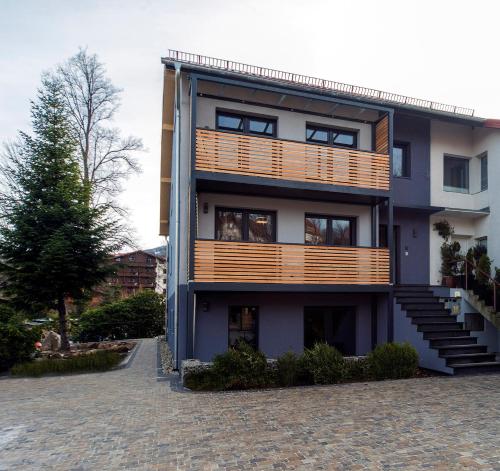 Budova, kde se bed and breakfast nachází