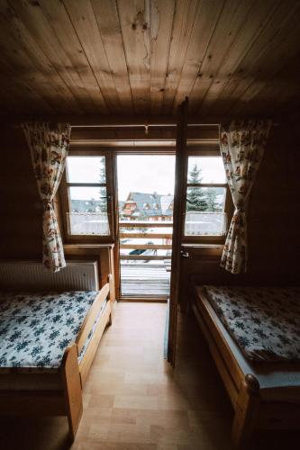 Cama o camas de una habitación en Chata MTB