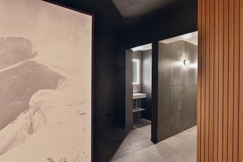 Ванная комната в Warth52-W52 Apartments