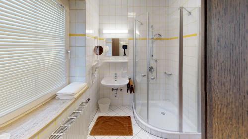 Phòng tắm tại Hotel Schlair