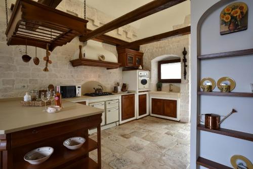 Η κουζίνα ή μικρή κουζίνα στο Casale Lillina