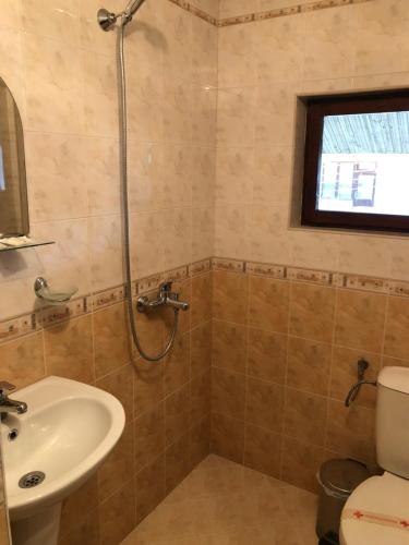 ズラトグラッドにあるMladenova Houseのバスルーム(トイレ、洗面台付)