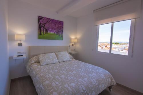 Postel nebo postele na pokoji v ubytování Mirador de Ronda 2