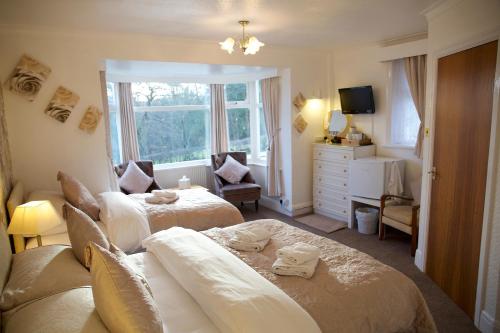 Cama o camas de una habitación en Villa Marina