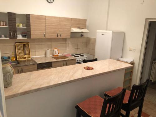 Dapur atau dapur kecil di Apartman Meka