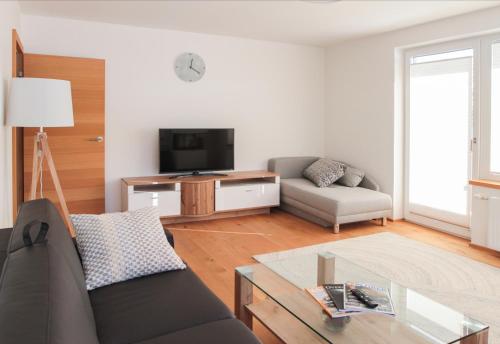Haus Harmony Apartmentsにあるテレビまたはエンターテインメントセンター