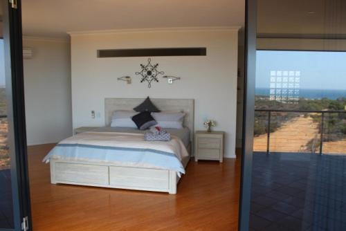 Ένα ή περισσότερα κρεβάτια σε δωμάτιο στο Eco Haven retreat