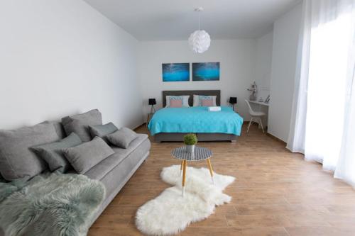 Postel nebo postele na pokoji v ubytování Villa DVORI