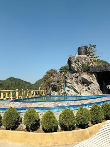 Kolam renang di atau dekat dengan Cat Ba Mountain View Homestay