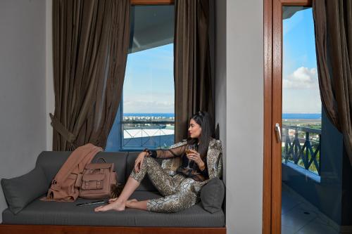 Χώρος καθιστικού στο Royal Hotel Thessaloniki 