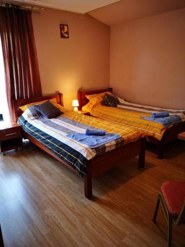 Una cama o camas en una habitación de Agroturystyka w Dolinie Narwi