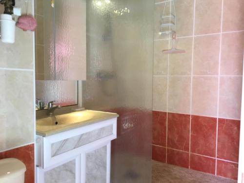 Koupelna v ubytování L’Heure Bleue