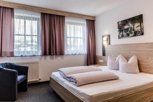 Krevet ili kreveti u jedinici u okviru objekta Appartement Grüner Fidelis