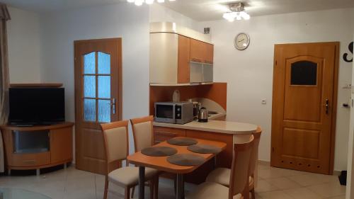 Kuchyňa alebo kuchynka v ubytovaní Apartament ZOYA + garaż