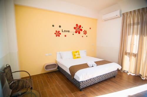 Postel nebo postele na pokoji v ubytování Sweet Home