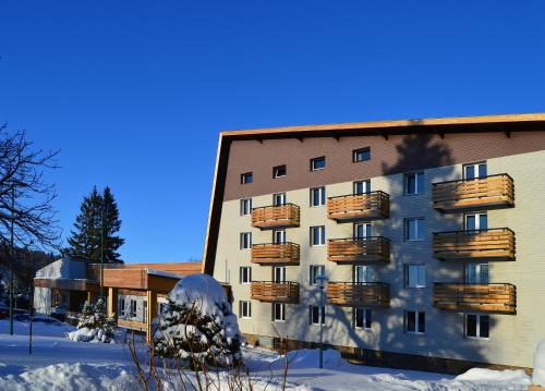 Hotel Srní depandance - Šumava žiemą