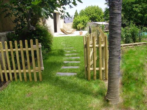 Jardín al aire libre en Ferme Laurens
