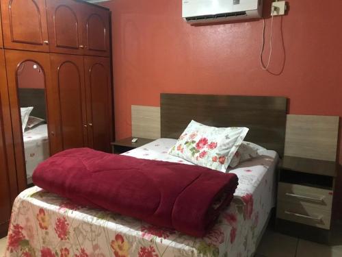 Ein Bett oder Betten in einem Zimmer der Unterkunft Pousada da Maria