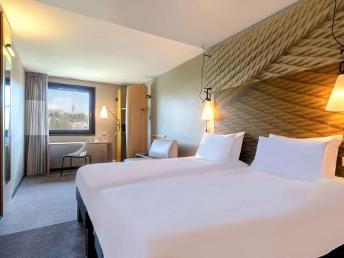 Posteľ alebo postele v izbe v ubytovaní ibis Budapest Castle Hill