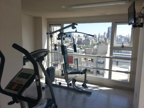 Fitness centrum a/nebo fitness zařízení v ubytování Hotel Nontue Abasto Buenos Aires