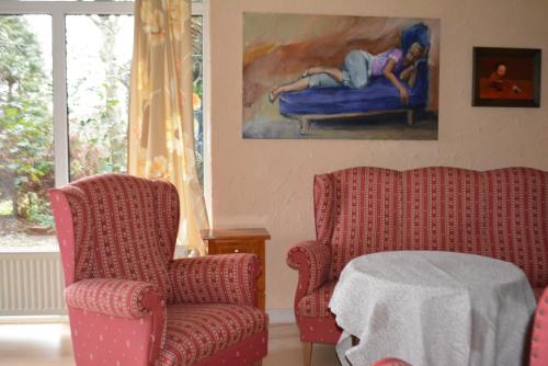 Posezení v ubytování Ferienwohnung Freiraumwohnung