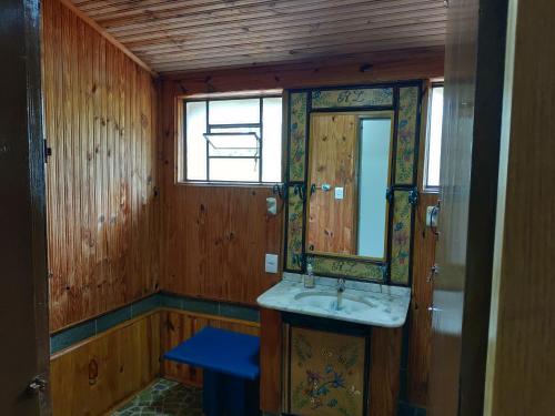 Phòng tắm tại Recanto do Luar