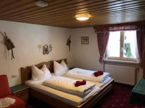 Posteľ alebo postele v izbe v ubytovaní Haus Theresia