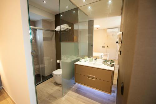 Kúpeľňa v ubytovaní Hotel Diufain
