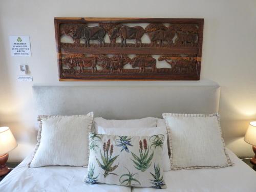 Villa Africa Guesthouseにあるベッド