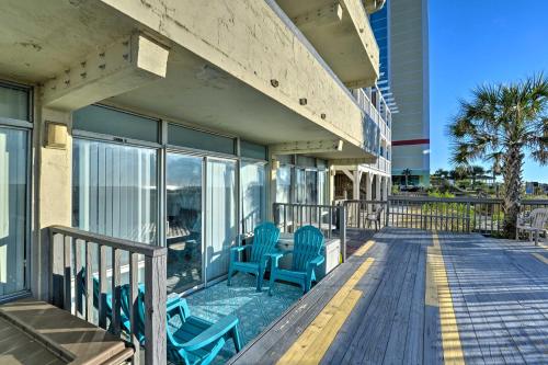 Oceanfront Condo with Deck and Beach Access!