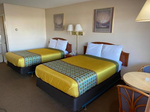 Postelja oz. postelje v sobi nastanitve Parkview Motel
