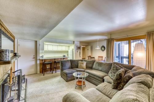 a living room with a couch and a table at Wild Irishman 1080 in Dillon