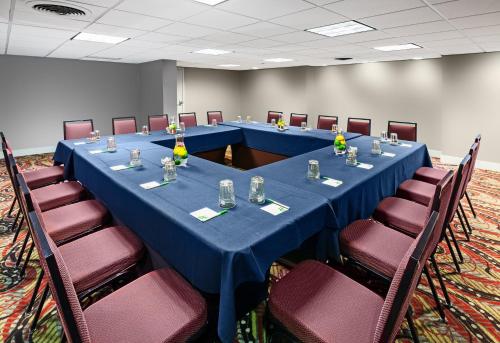 a conference room with a long table and chairs at Holiday Inn Tyler - Conference Center by IHG in Tyler
