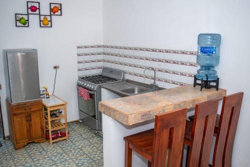 Dapur atau dapur kecil di Mixtepek