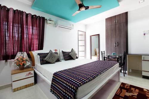 Una cama o camas en una habitación de Jasmine park
