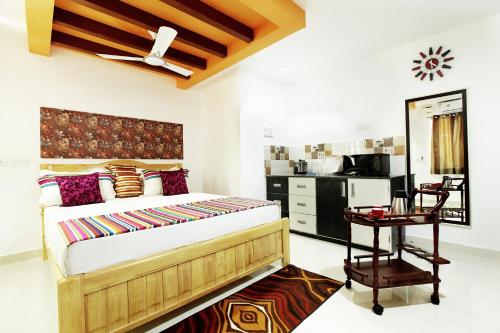 Una cama o camas en una habitación de Jasmine park