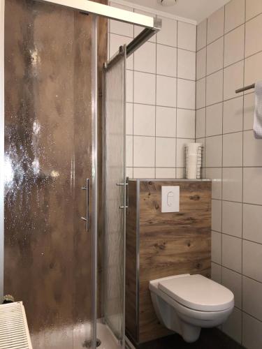 Ένα μπάνιο στο Apartmenthaus Weber