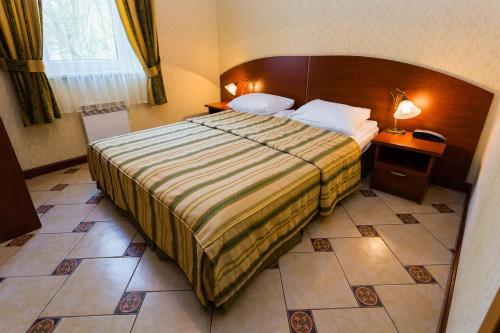 Postel nebo postele na pokoji v ubytování Hotel Ognisty Ptak