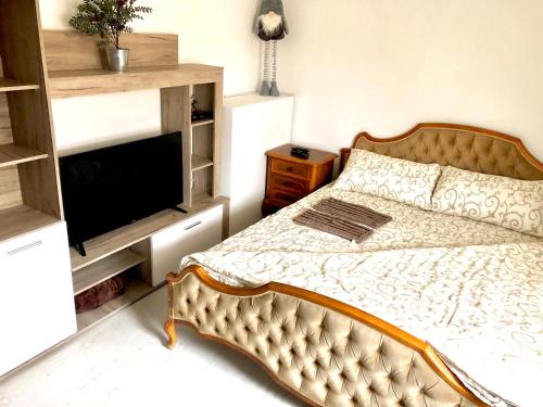 Ένα ή περισσότερα κρεβάτια σε δωμάτιο στο Apartment Duplex