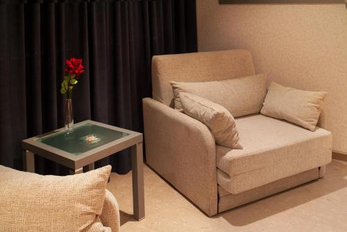 Posezení v ubytování Hotel Mas Camarena