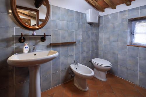 Phòng tắm tại Borgo Palazzuolo Vecchio