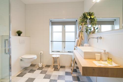 Koupelna v ubytování B&B De Dorpshoeve