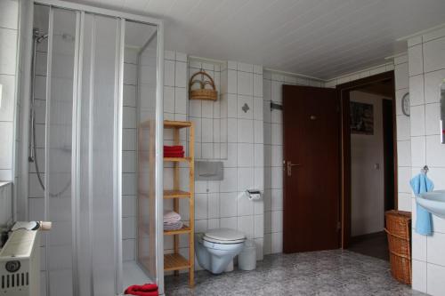 Ванная комната в Ferienwohnung Halberstadt